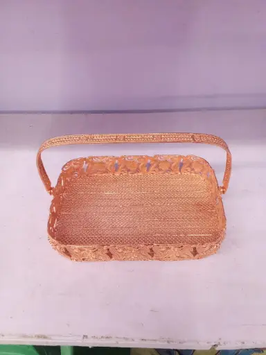 Copper Flower Tray