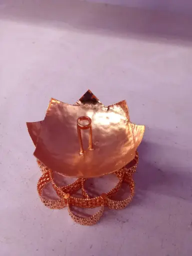 The Copper Diya For Pooja