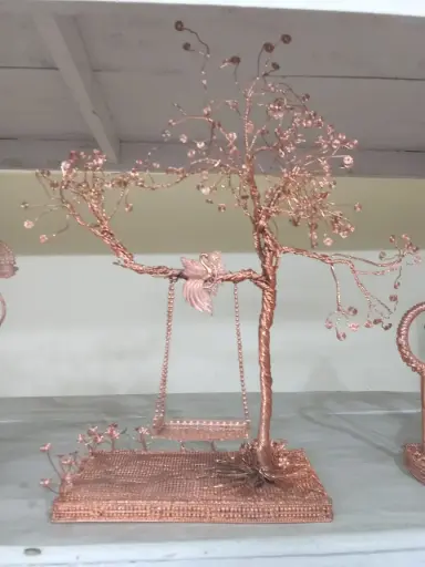 Copper Beautiful Tree For Model